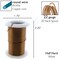 The Beadsmith Wire Elements Lacquered Tarnish-Resistant Copper Wire